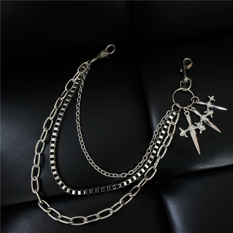Body Jewelry Manufacturers - ฮิปฮอป พังก์ เมทัล ซอร์ด กางเกงลำลองอเนกประสงค์ อุปกรณ์ประกอบการแสดงบนเวที