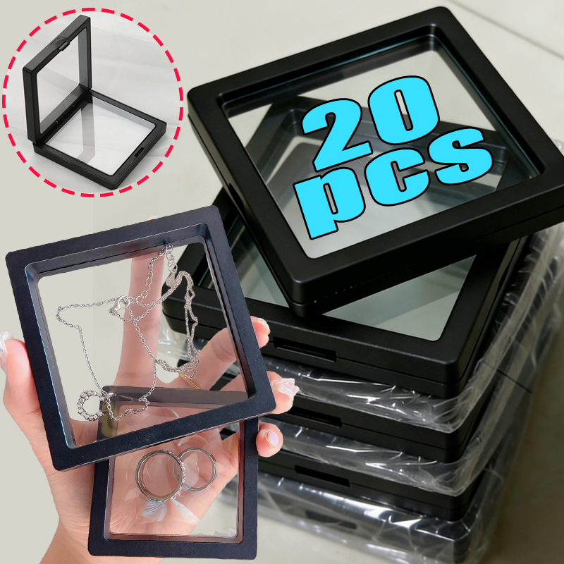 Body Jewelry Display - 1-20 ชิ้นฟิล์ม PE โปร่งใสกล่องเครื่องประดับสร้อยคอต่างหูกล่องเก็บพลาสติกกันฝุ่นและป้องกันการเกิดออกซิเดชัน