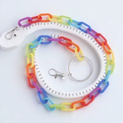 Body Jewelry Ideas - 1 ชิ้น โซ่คาดเอวสีรุ้ง โซ่กางเกงโลหะคุณภาพสูง สำหรับผู้หญิง เครื่องประดับตกแต่งเสื้อผ้าแฟชั่นเก๋ไก๋