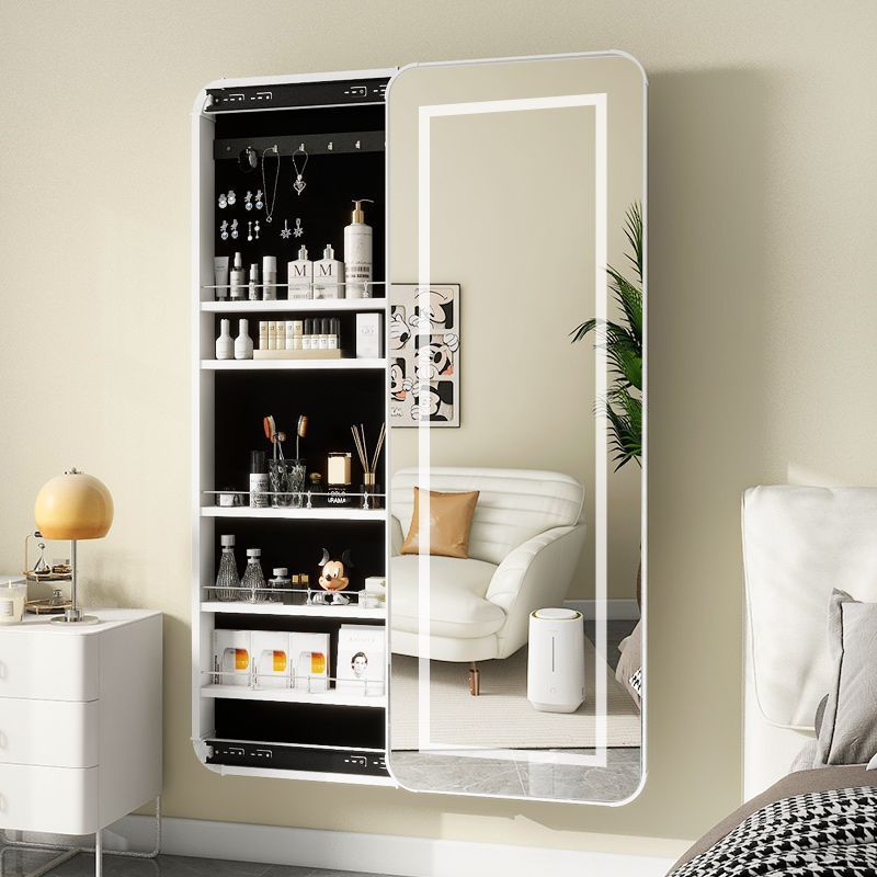 Body Jewelry Storage - กระจกแต่งหน้าแบบเต็มตัวพร้อมตู้เก็บเครื่องประดับในตัว ดีไซน์แบบผลัก-ดึง
