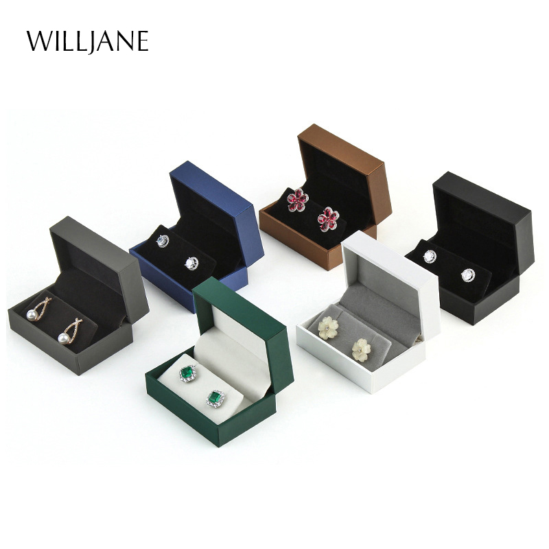 Body Jewelry Storage - จัดเก็บเครื่องประดับต่างหูกระดุมคุณภาพกล่องห่อของขวัญนำเสนอหนังสังเคราะห์เจาะเล็บจี้สร้อยคอกล่องออแกไนเซอร์