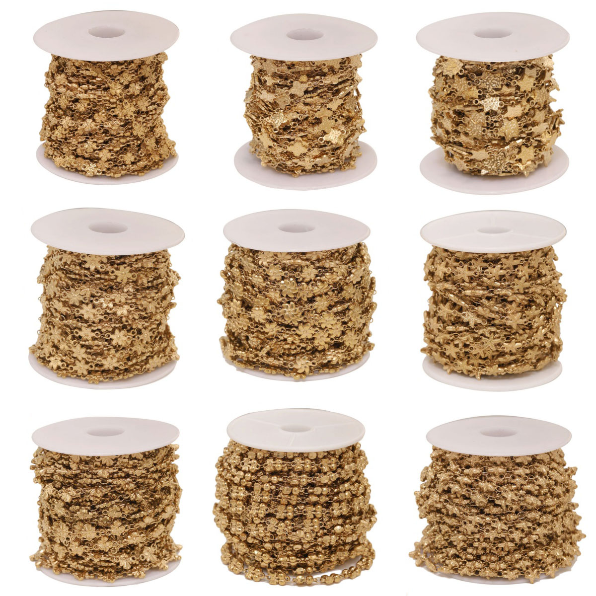 โซ่สแตนเลสสตีลรูปดาวดอกไม้ 1 เ - Body Jewelry Bulk บทวิจารณ์และราคา
