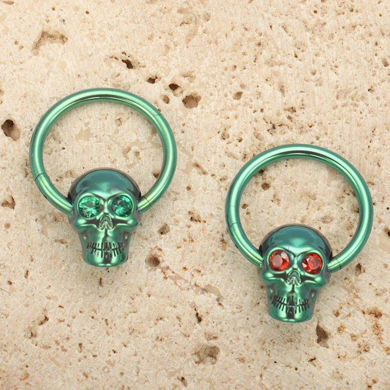 ZOOR F136 Titanium Gothic Skul - Zoor Body Jewelry บทวิจารณ์และราคา