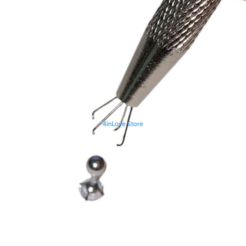 T4MD Type Quads Prong ลูกปัดตั - Body Jewelry Metal Types บทวิจารณ์และราคา