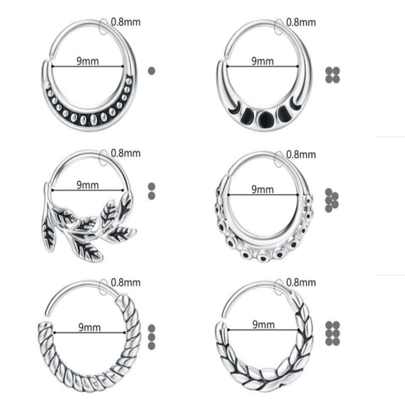 เครื่องประดับแหวนจมูกและเครื่อ - Body Jewelry Metal Types บทวิจารณ์และราคา