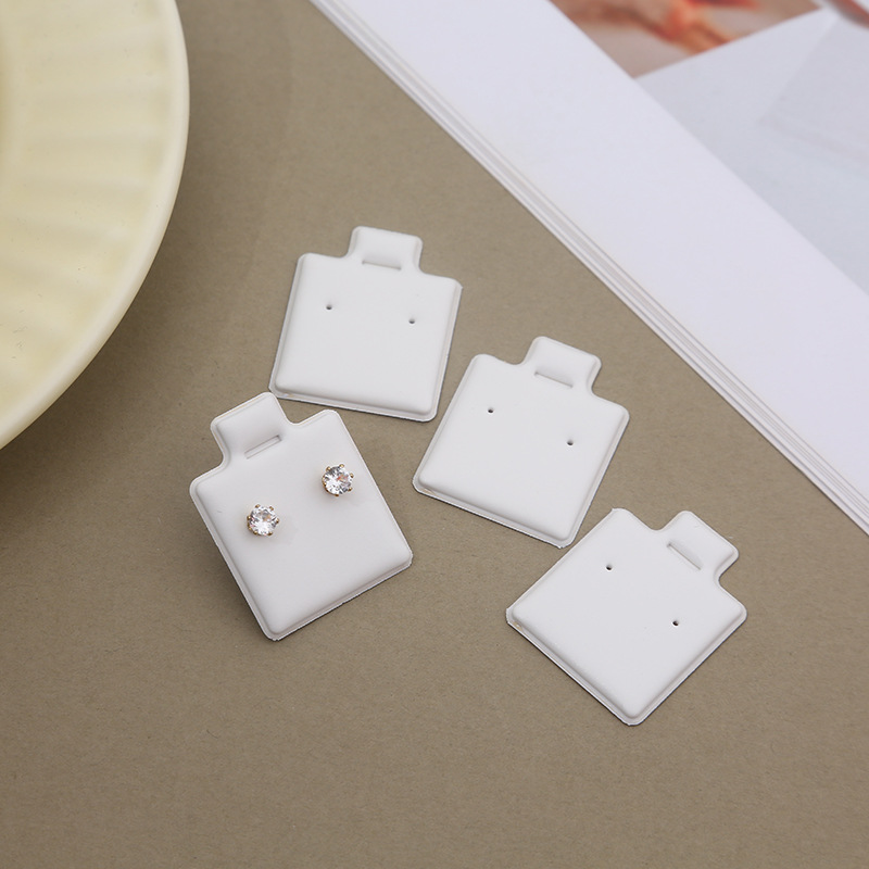 การ์ดแสดงต่างหูสีขาว 100 ชิ้น  - Body Jewelry Display บทวิจารณ์และราคา