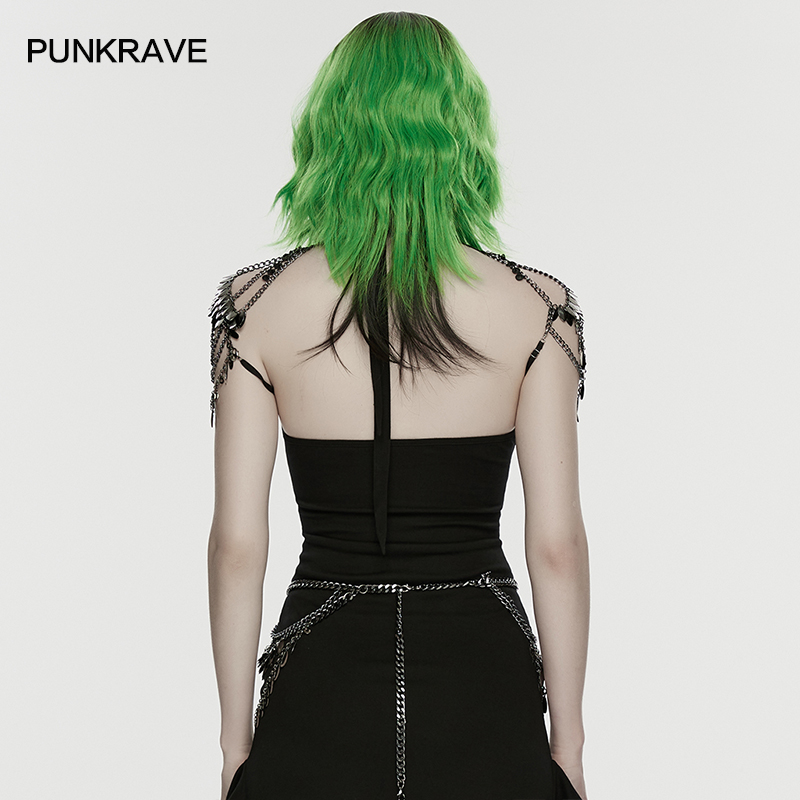 PUNK RAVE โซ่คาดเอวโลหะผสมอะลู - Body Jewelry Metal Types บทวิจารณ์และราคา