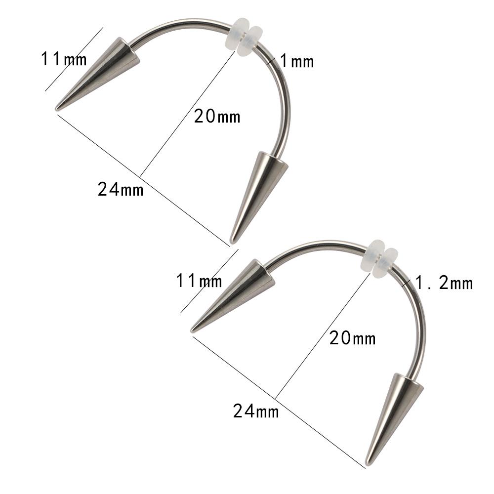 เครื่องประดับเจาะร่างกายแฟชั่น - Body Jewelry Lip Ring บทวิจารณ์และราคา