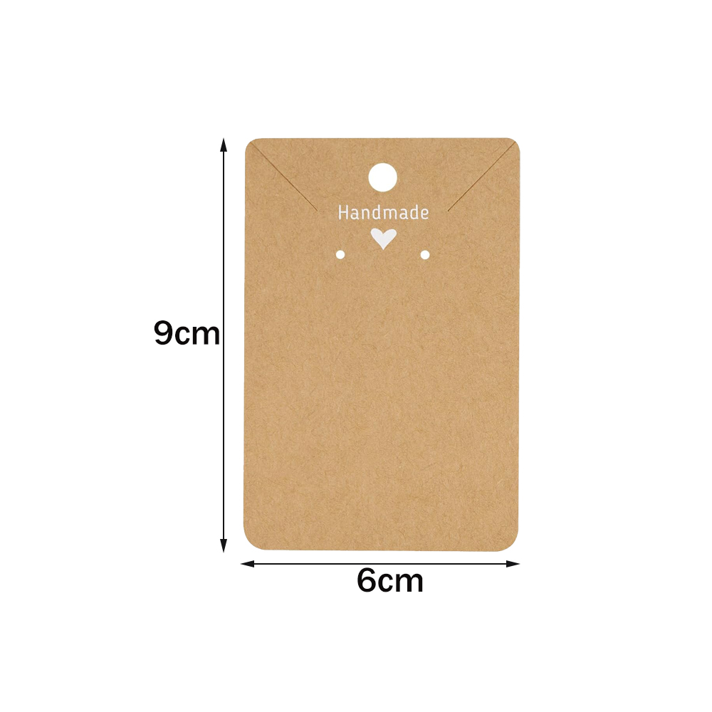 50pcs 6x9 ซม.Handmade With Lov - Body Jewelry Display บทวิจารณ์และราคา