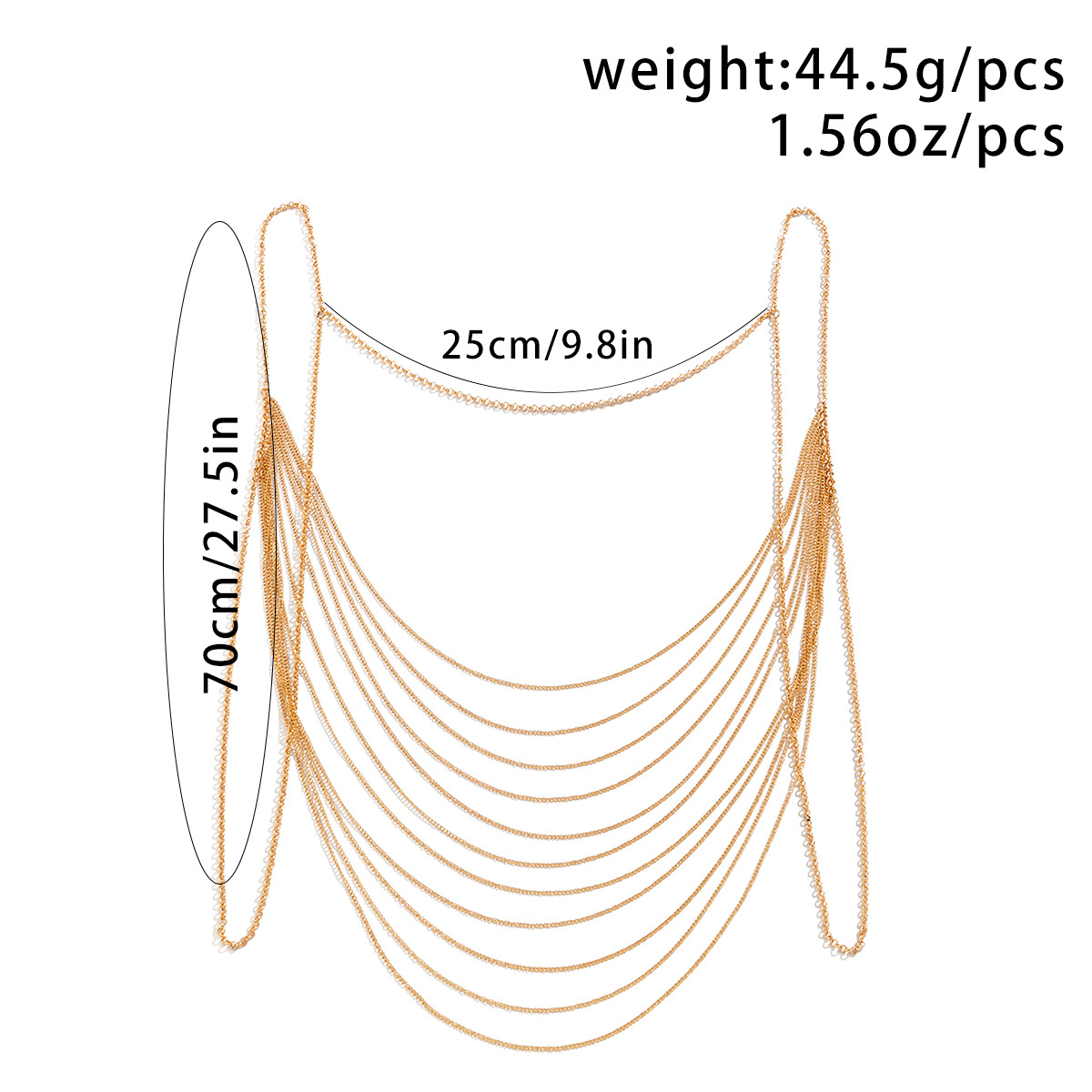 คลาสสิก Multi Layered พู่ Body - Body Jewelry Chest บทวิจารณ์และราคา