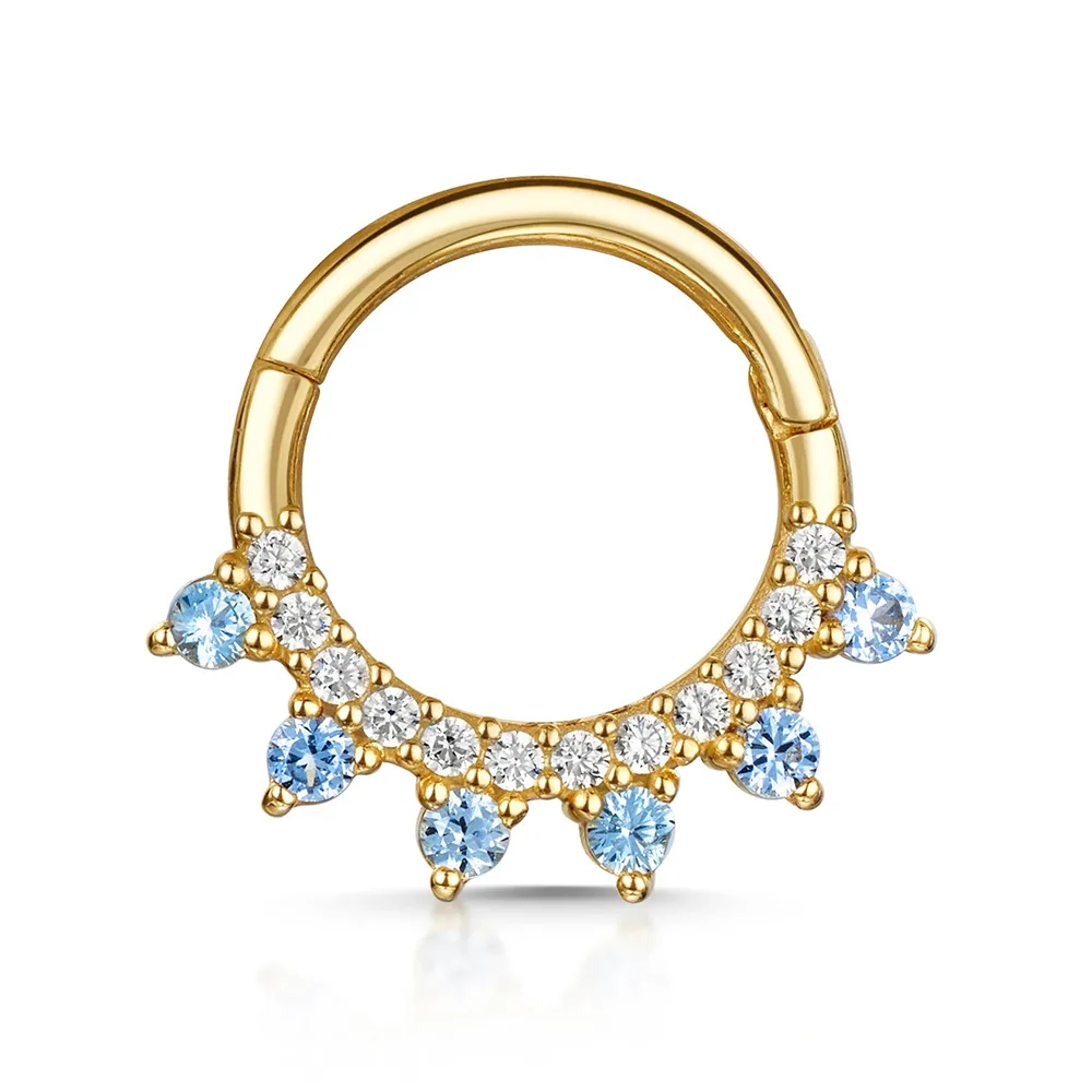 1PC 925เงินสเตอร์ลิงแหวนจมูกบา - Zoor Body Jewelry บทวิจารณ์และราคา