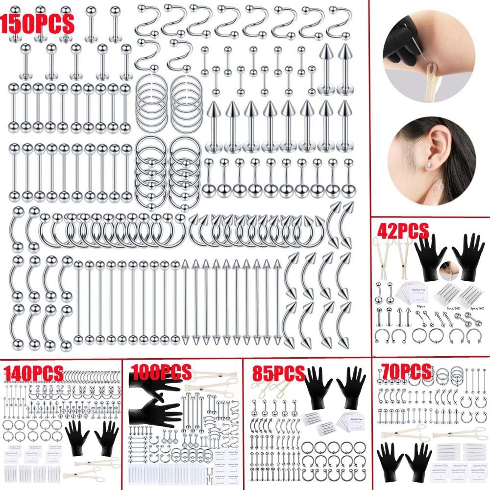 ชุดอุปกรณ์เจาะร่างกาย 150/140/ - Body Jewelry Lip Ring บทวิจารณ์และราคา