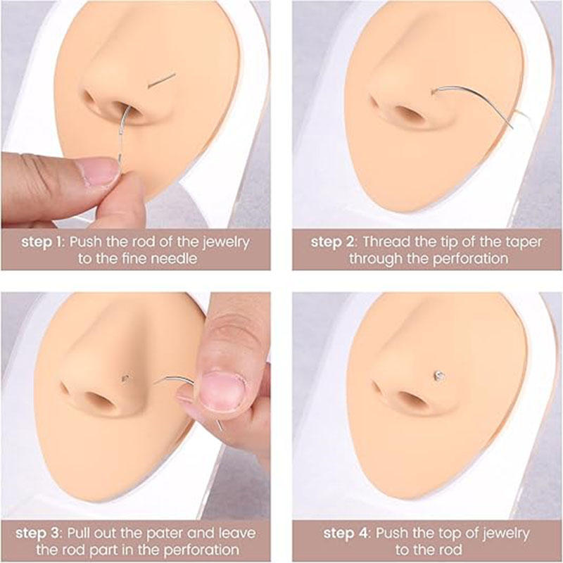 10 ชิ้น ASTM F136 ไทเทเนียมเข็ - Body Jewelry Metal Types บทวิจารณ์และราคา