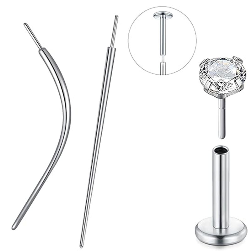 10 ชิ้น ASTM F136 ไทเทเนียมเข็ - Body Jewelry Metal Types บทวิจารณ์และราคา