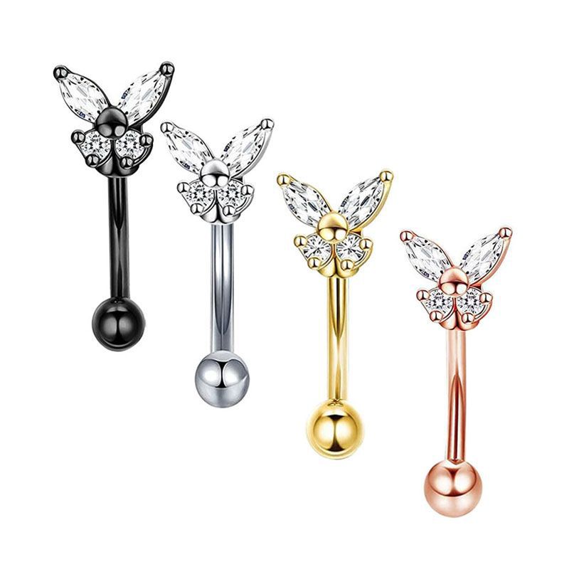 เครื่องประดับเจาะหูรูค ทองคำแท - Rook Curved Barbell บทวิจารณ์และราคา