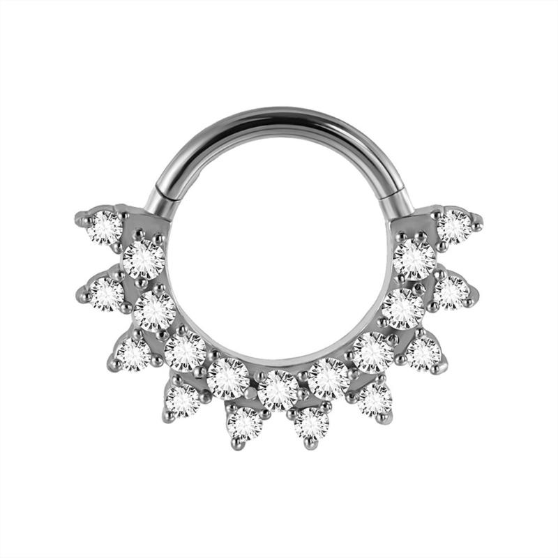 31BB แหวนกระดูกอ่อนหูจมูกคริสต - Body Jewelry Ear Piercing บทวิจารณ์และราคา