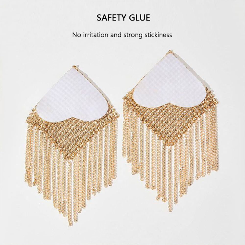 สติ๊กเกอร์ปิดหัวนมประดับเพชรเท - Body Jewelry Nipple Chain บทวิจารณ์และราคา