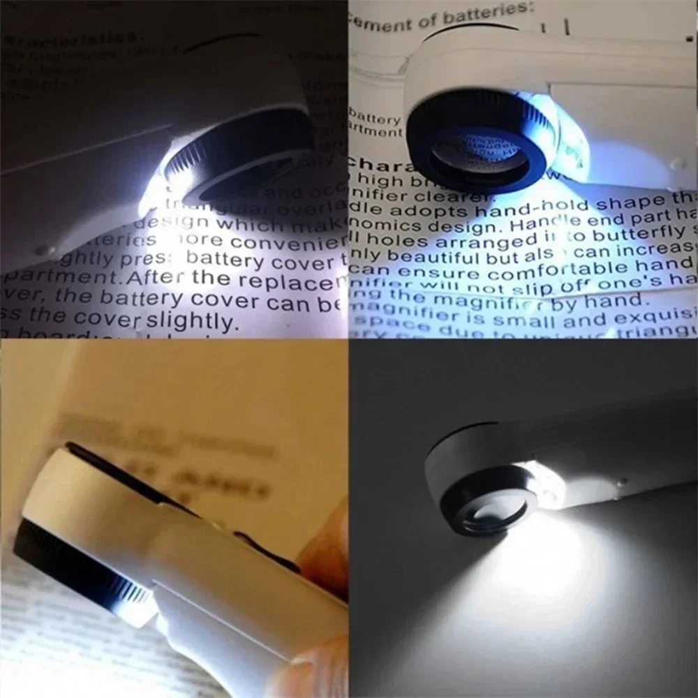 แว่นขยายมือถือ LED ขนาดเล็ก 40 - Body Jewelry Websites บทวิจารณ์และราคา