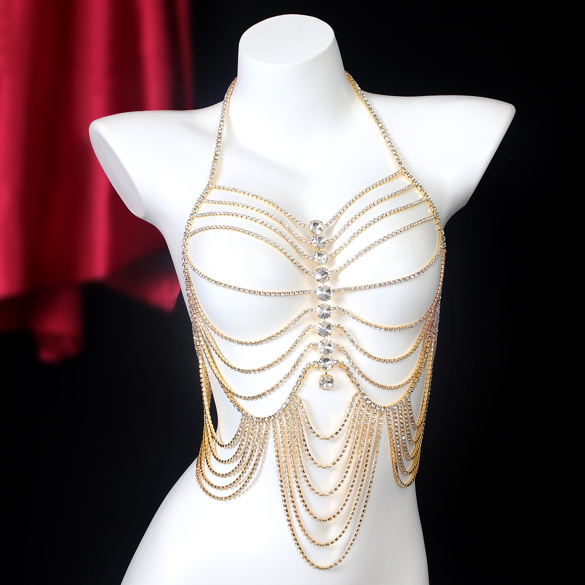 พู่ลายทางที่หรูหราสไตล์วินเทจพ - Body Jewelry Chest บทวิจารณ์และราคา