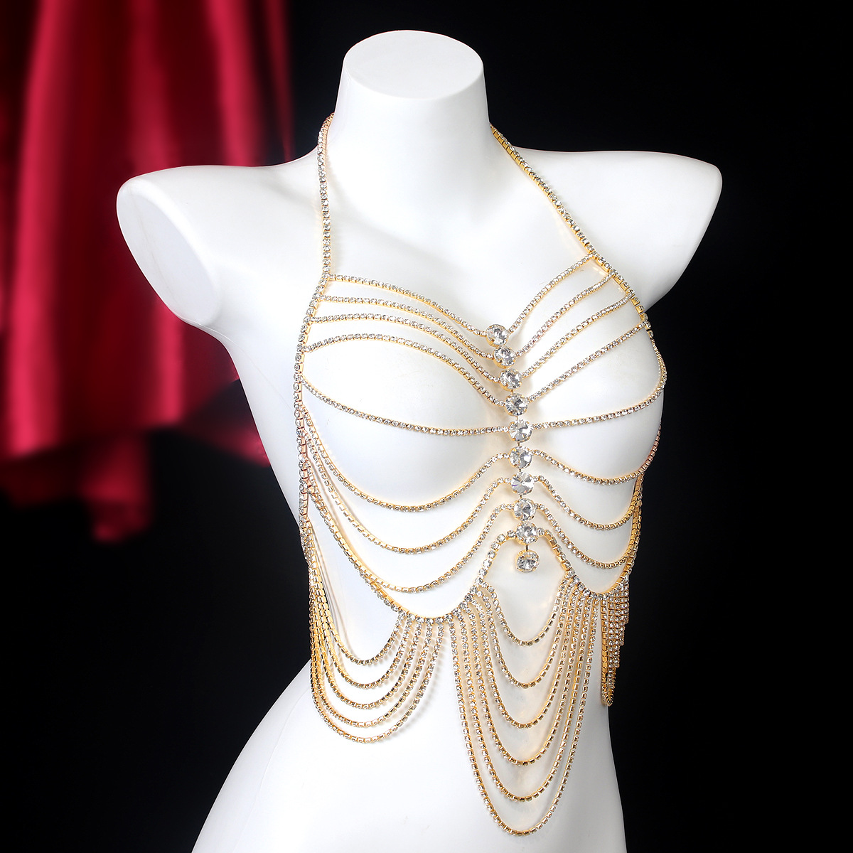พู่ลายทางที่หรูหราสไตล์วินเทจพ - Body Jewelry Chest บทวิจารณ์และราคา