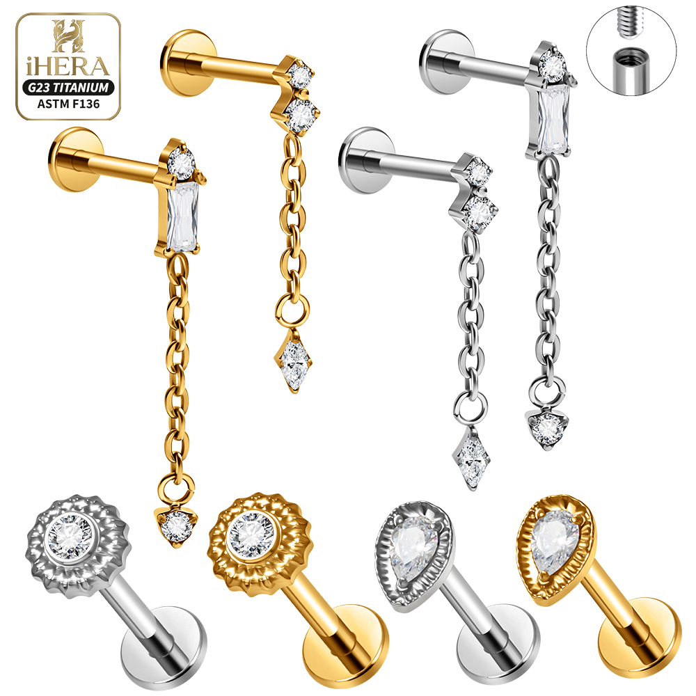 ต่างหูไทเทเนียม G23 ทรงหยดน้ำข - Rook Curved Barbell บทวิจารณ์และราคา