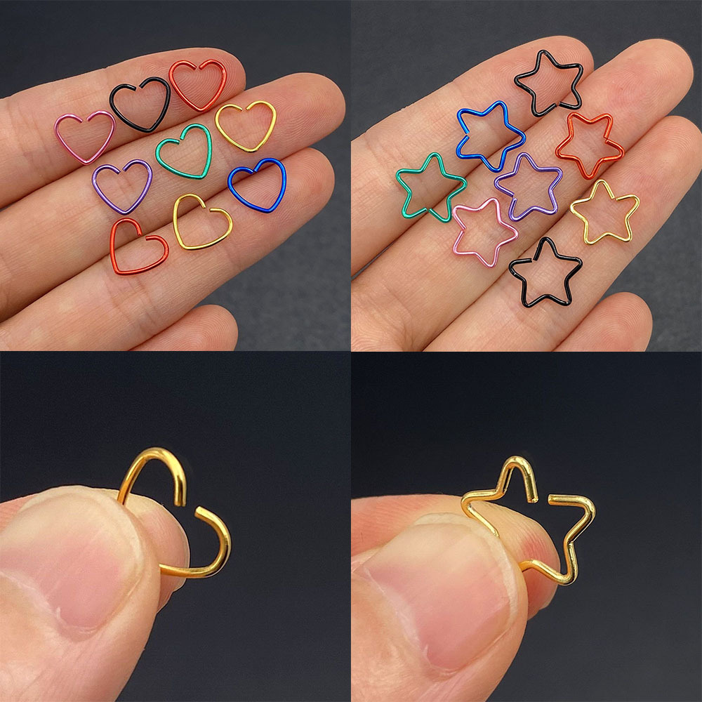 เครื่องประดับเหล็กผ่าตัด Daith - Body Jewelry Lip Ring บทวิจารณ์และราคา