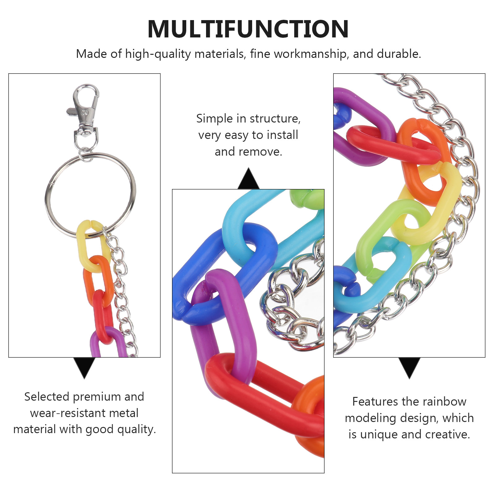 1 ชิ้น โซ่คาดเอวสีรุ้ง โซ่กางเ - Body Jewelry Ideas บทวิจารณ์และราคา