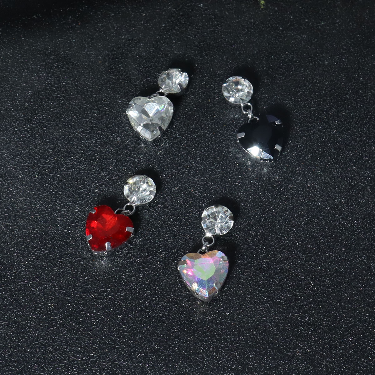 แหวนสะดือแบบหยดน้ำ 4 ชิ้น/ชุด  - Body Jewelry Metal Types บทวิจารณ์และราคา
