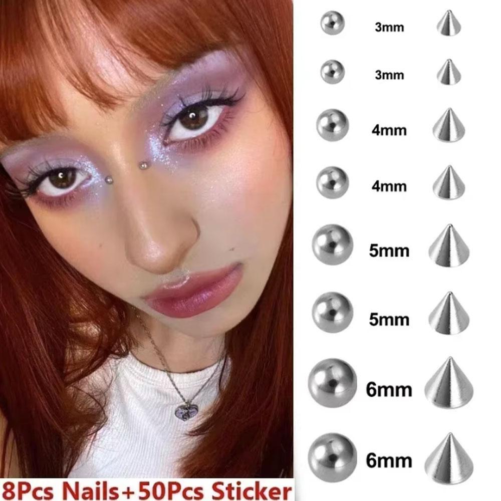 ชุด 58-180 ชิ้น สติ๊กเกอร์ติดร - Body Jewelry Lip Ring บทวิจารณ์และราคา
