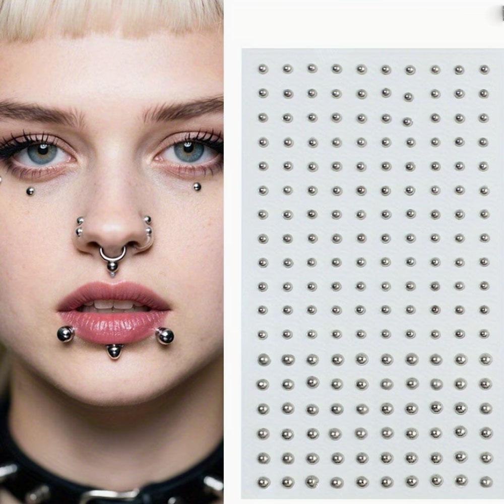 ชุด 58-180 ชิ้น สติ๊กเกอร์ติดร - Body Jewelry Lip Ring บทวิจารณ์และราคา