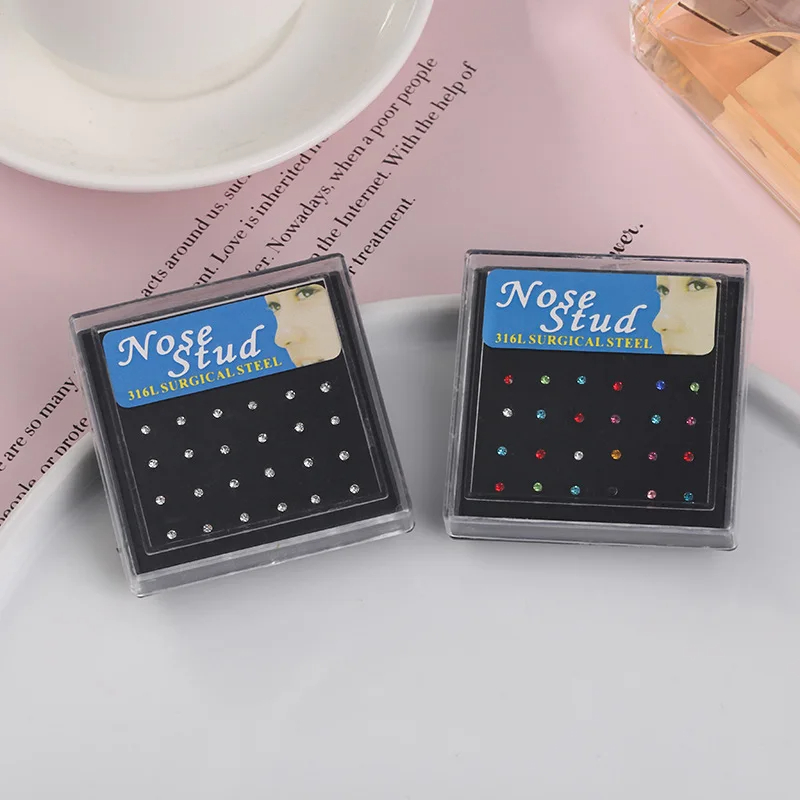 ชุดเครื่องประดับเจาะจมูกสแตนเล - Body Jewelry Storage บทวิจารณ์และราคา