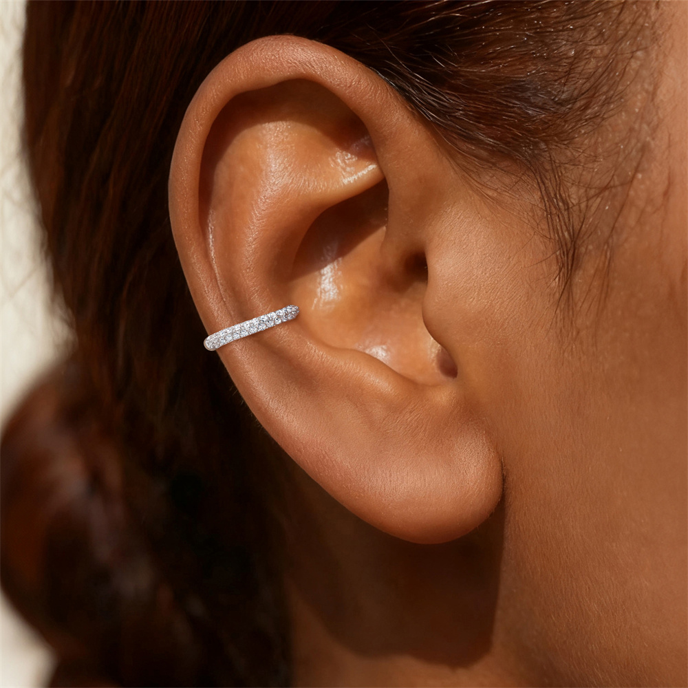 KOJ ต่างหูแบบคล้องหูทรงตัว C ส - Body Jewelry Ear Piercing บทวิจารณ์และราคา