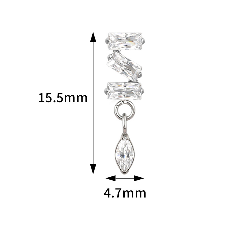 ต่างหูไทเทเนียม ASTM F136 รูปห - Body Jewelry Factory บทวิจารณ์และราคา