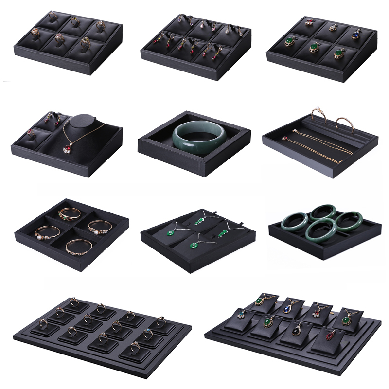 Superior สีดำ PU หนังเครื่องปร - Body Jewelry Display บทวิจารณ์และราคา