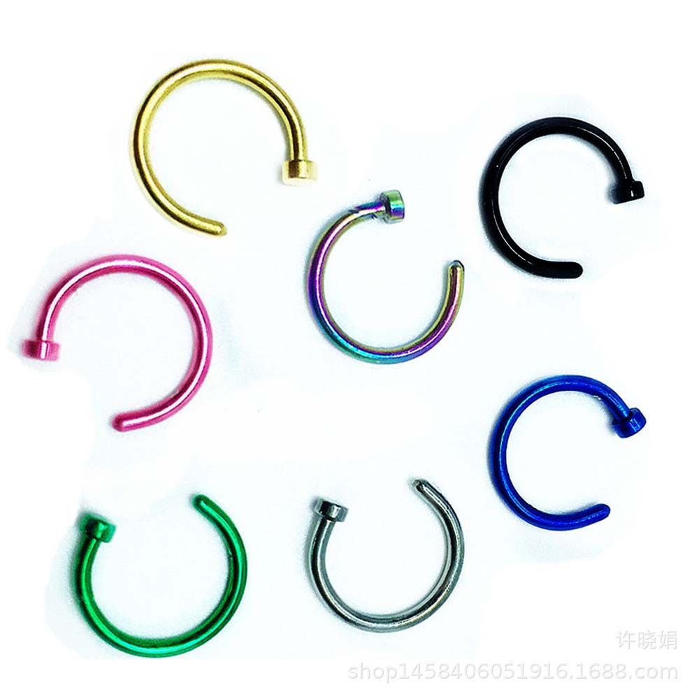 10 ชิ้น ต่างหูสแตนเลสบางสำหรับ - Body Jewelry Lip Ring บทวิจารณ์และราคา