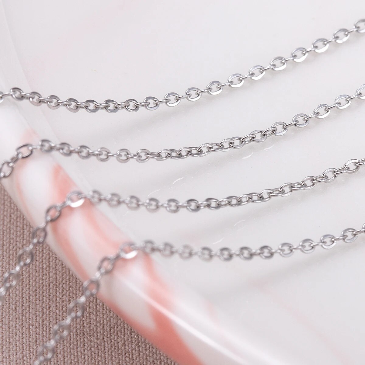 โซ่สแตนเลสทรงโอขนาด 10 เมตร สำ - Body Jewelry Bulk บทวิจารณ์และราคา