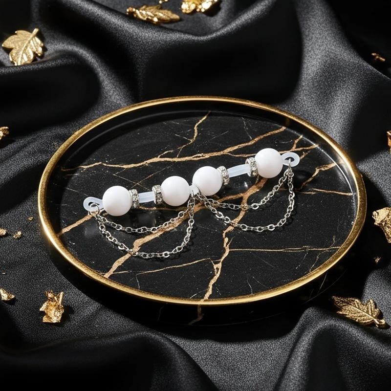 คลิปหนีบหัวนมแบบปรับได้สองชั้น - Body Jewelry Nipple Chain บทวิจารณ์และราคา