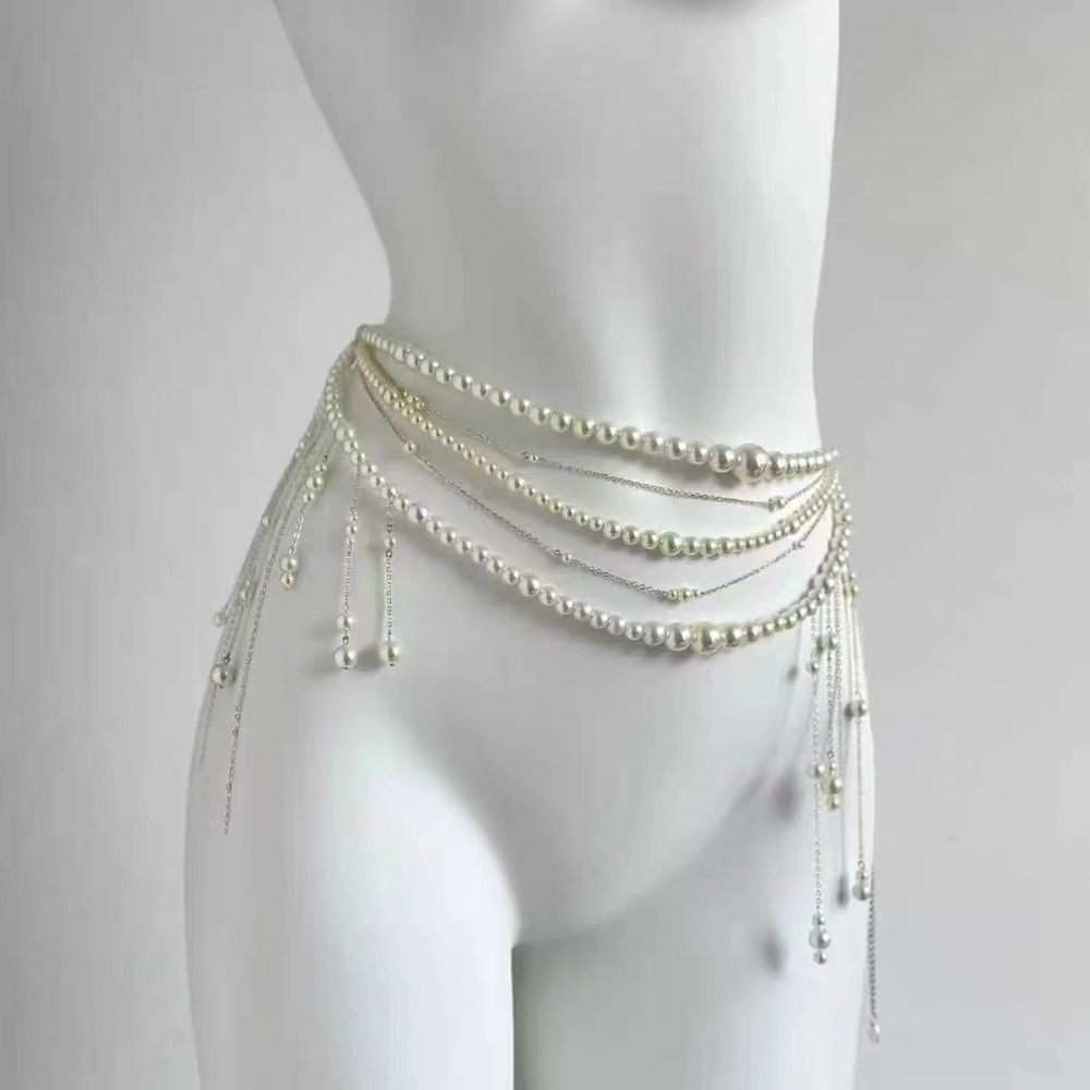 โซ่คาดเอวไข่มุกแฟชั่นสุดหรู เค - Body Jewelry Bulk บทวิจารณ์และราคา