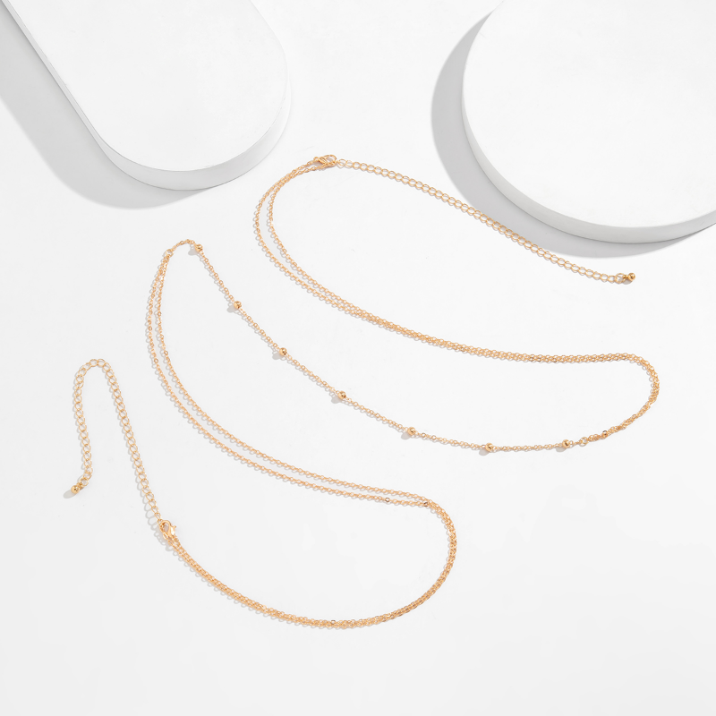 สร้อยคอแบบไขว้หน้าอก สร้อยประด - Body Jewelry Chest บทวิจารณ์และราคา
