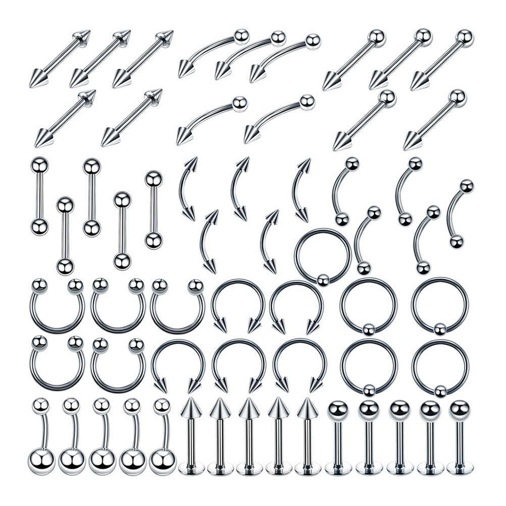 ชุดเครื่องประดับเจาะจมูกสแตนเล - Body Jewelry Ideas บทวิจารณ์และราคา
