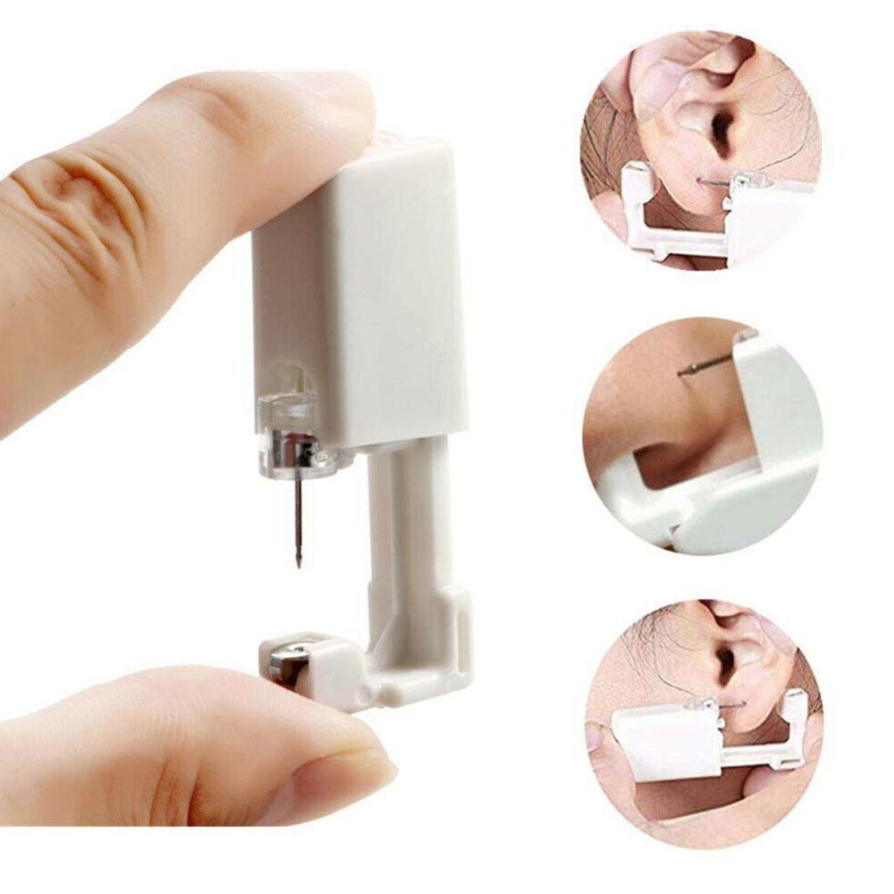 ปืนเจาะหูปลอดภัยสีขาว ไม่มีการ - Body Jewelry Factory บทวิจารณ์และราคา