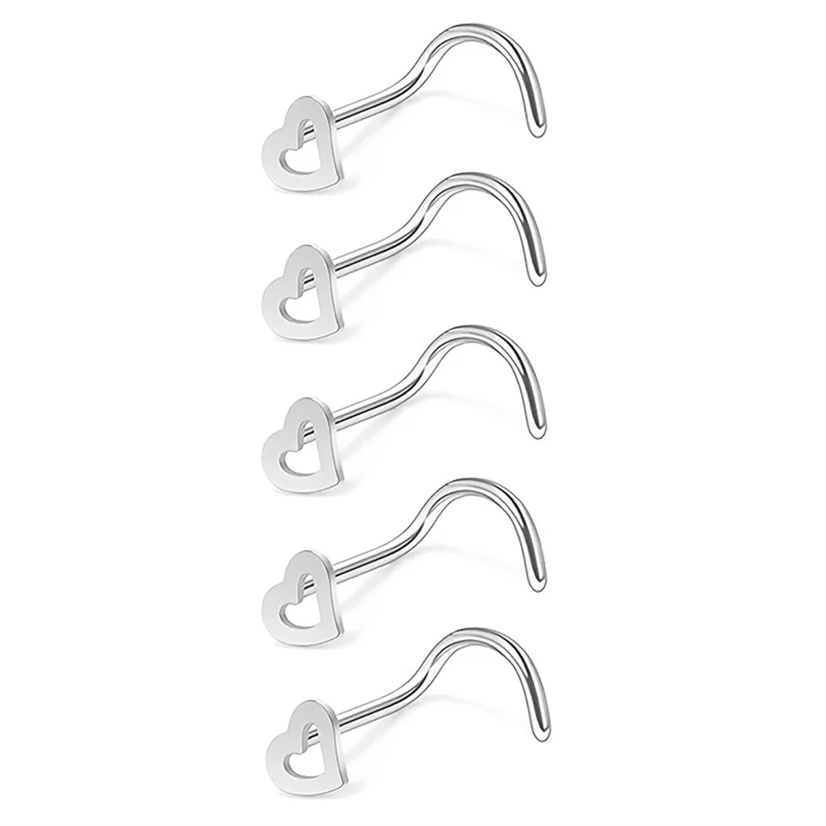 EVISPOL ชุดเครื่องประดับจมูกสแ - Body Jewelry Metal Types บทวิจารณ์และราคา