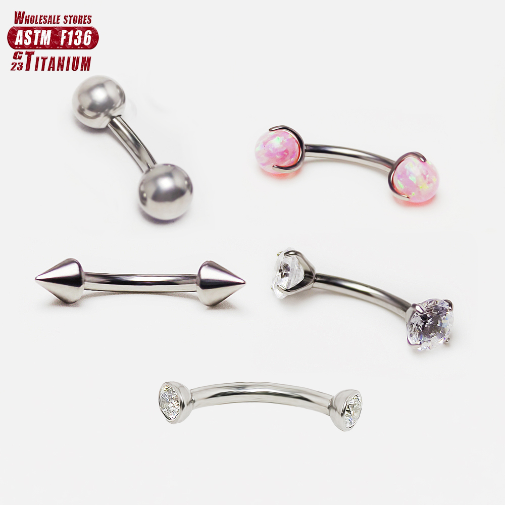 เครื่องประดับเจาะไทเทเนียม F13 - Rook Curved Barbell บทวิจารณ์และราคา