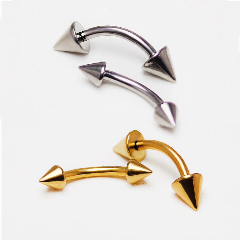 เครื่องประดับเจาะไทเทเนียม F13 - Rook Curved Barbell บทวิจารณ์และราคา