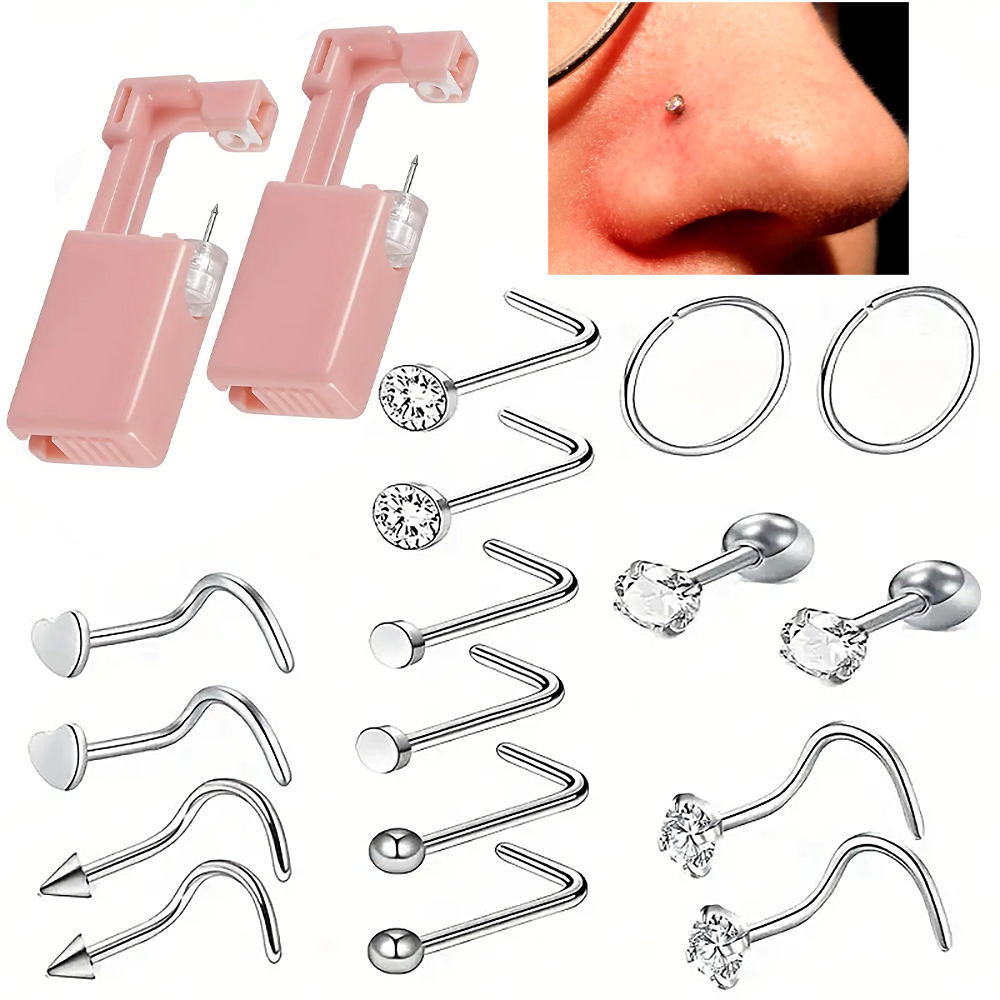 ชุดเจาะจมูกแบบใช้แล้วทิ้งน่ารั - Body Jewelry Factory บทวิจารณ์และราคา