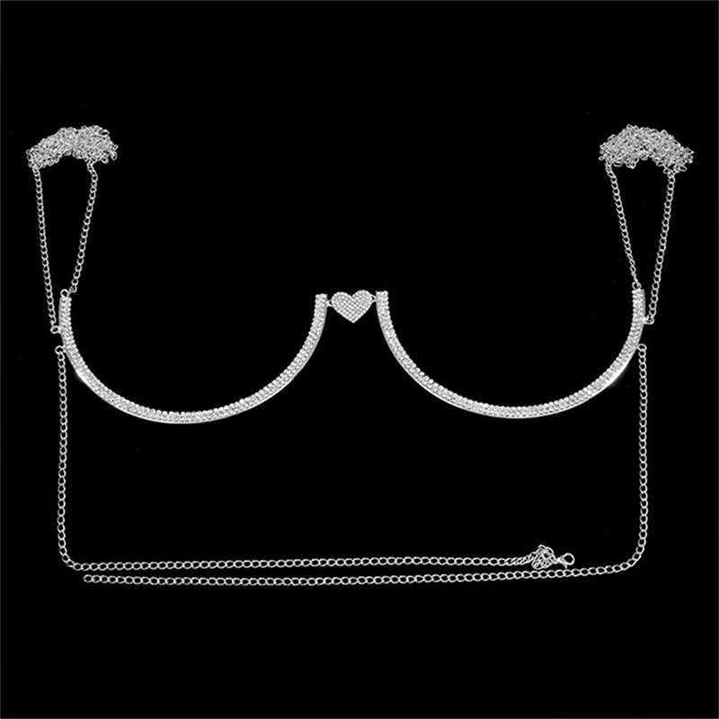 Stonefans หัวใจ Rhinestone หน้ - Body Jewelry Chest บทวิจารณ์และราคา
