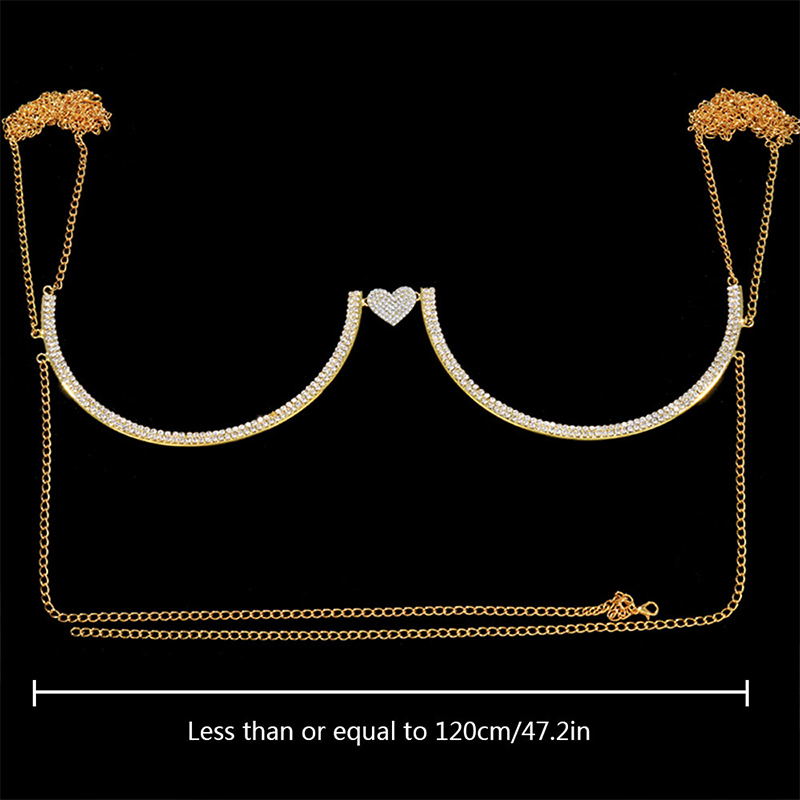 Stonefans หัวใจ Rhinestone หน้ - Body Jewelry Chest บทวิจารณ์และราคา