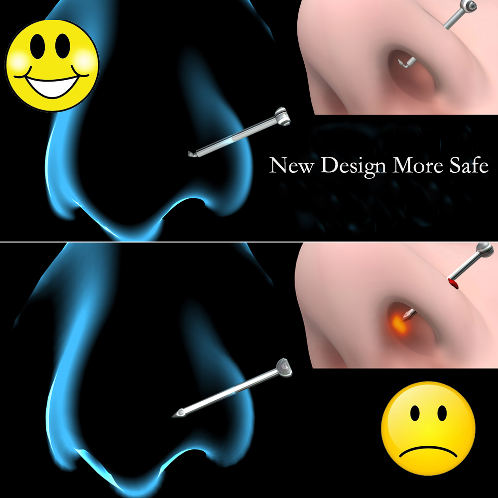 ชุดเจาะจมูกแบบใช้แล้วทิ้ง 1-11 - Body Jewelry Factory บทวิจารณ์และราคา