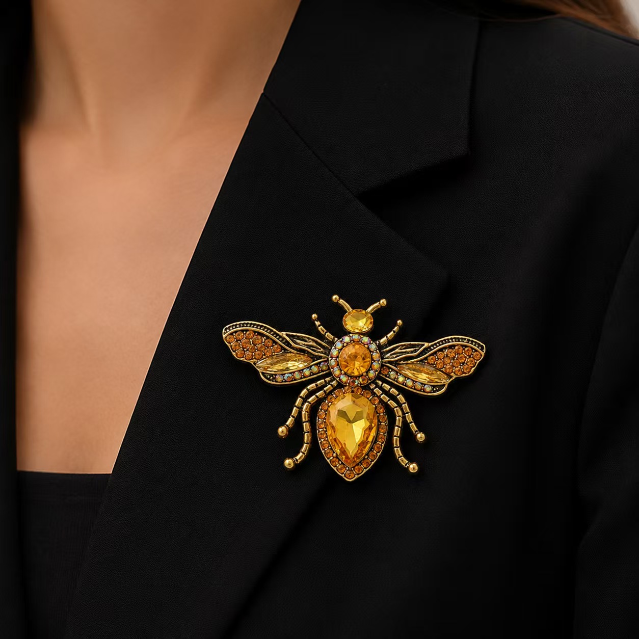 เข็มกลัดผึ้งสีทองสไตล์เรโทร, เ - Body Jewelry Websites บทวิจารณ์และราคา