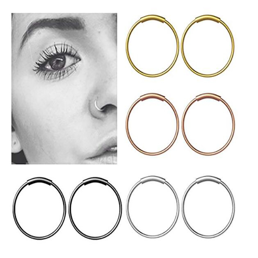 3 ชิ้น/ล็อต แหวนเหล็กผ่าตัด 31 - Body Jewelry Lip Ring บทวิจารณ์และราคา
